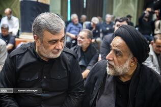 سردار حسین اشتری در مراسم چهلم شهادت حاج محمدسعید ایزدی(حاج رمضان)