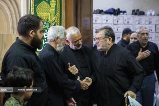 عبدالحسین روح الامین نماینده مجلس در مراسم چهلم شهادت حاج محمدسعید ایزدی(حاج رمضان)