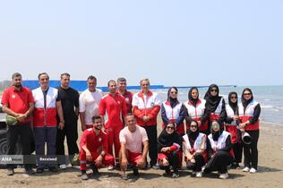 طرح سالم‌سازی ساحل بندر انزلی با پوشش امدادی و آموزشی هلال احمر