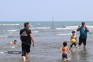 طرح سالم‌سازی ساحل بندر انزلی با پوشش امدادی و آموزشی هلال احمر