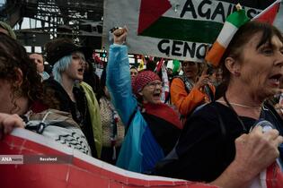 تظاهرات بی‌سابقه بیش از300 هزار نفری حامیان فلسطین در سیدنی استرالیا