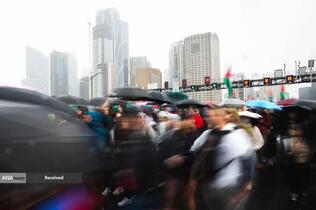 تظاهرات بی‌سابقه بیش از300 هزار نفری حامیان فلسطین در سیدنی استرالیا