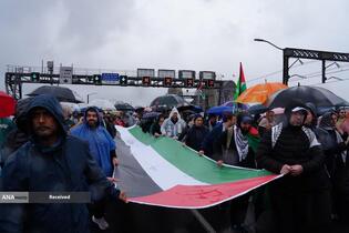 تظاهرات بی‌سابقه بیش از300 هزار نفری حامیان فلسطین در سیدنی استرالیا