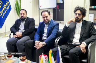 محمد حاجی‌میرزایی مدیرعامل بنیاد ملی بازی‌های رایانه‌ای، محمدصادق افراسیابی معاون راهبردی و عضو هیات مدیره بنیاد ملی بازی‌های رایانه‌ای و احسان هوشیارگر مدیر ارتباطات و امور بین‌الملل بنیاد ملی بازی‌های رایانه‌ای