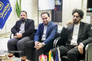 محمد حاجی‌میرزایی مدیرعامل بنیاد ملی بازی‌های رایانه‌ای، محمدصادق افراسیابی معاون راهبردی و عضو هیات مدیره بنیاد ملی بازی‌های رایانه‌ای و احسان هوشیارگر مدیر ارتباطات و امور بین‌الملل بنیاد ملی بازی‌های رایانه‌ای