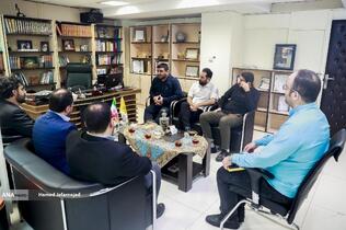 دیدار مدیران بنیاد ملی بازی‌های رایانه‌ای با محمدمهدی خیرجو مدیرعامل خبرگزاری آنا