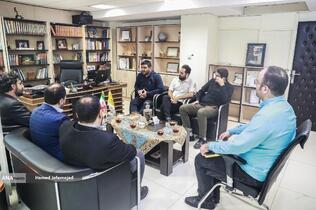 دیدار مدیران بنیاد ملی بازی‌های رایانه‌ای با محمدمهدی خیرجو مدیرعامل خبرگزاری آنا