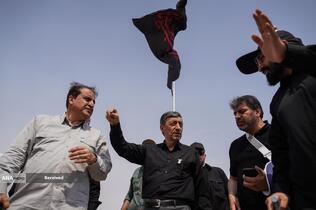 بازدید رئیس ستاد فرمان اجرائی امام(ره) از خدمت رسانی موکب داران اربعین حسینی مرز مهران