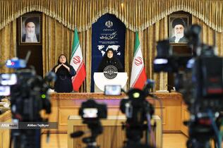 نشست خبری فاطمه مهاجرانی سخنگوی دولت