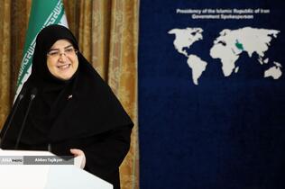 نشست خبری فاطمه مهاجرانی سخنگوی دولت