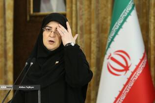 نشست خبری فاطمه مهاجرانی سخنگوی دولت