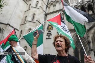 دستگیری 365 نفر از حامیان فلسطین توسط پلیس لندن