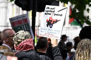 دستگیری 365 نفر از حامیان فلسطین توسط پلیس لندن