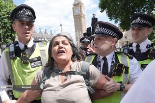 دستگیری 365 نفر از حامیان فلسطین توسط پلیس لندن