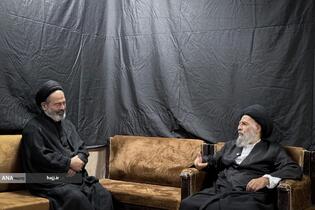 دیدار حجت‌الاسلام نواب، نماینده ولی‌فقیه در امور حج و زیارت با آیت‌الله سیدمحمدتقی مدرسی