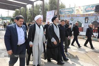 بازدید نماینده ولی‌فقیه در امور حج و زیارت از مرز خسروی و نحوه خدمات به زائران اربعین