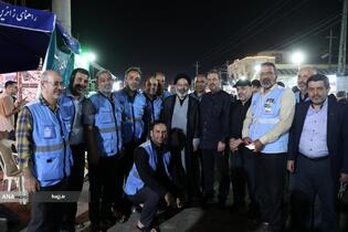 بازدید نماینده ولی‌فقیه در امور حج و زیارت از مرز خسروی و نحوه خدمات به زائران اربعین