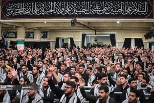مراسم عزاداری هیأت‌های دانشجویی در حسینیه امام خمینی(ره)