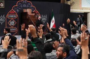 مراسم عزاداری هیأت‌های دانشجویی در حسینیه امام خمینی(ره)