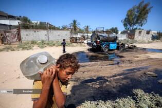 تشنگی زیر آوار و محاصره در غزه