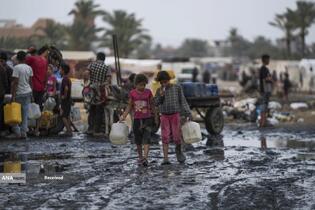 تشنگی زیر آوار و محاصره در غزه