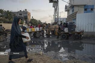 تشنگی زیر آوار و محاصره در غزه