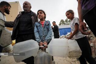تشنگی زیر آوار و محاصره در غزه