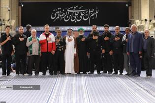 حضور و سخنرانی در مراسم عزاداری شهادت امام رضا علیه‌السلام