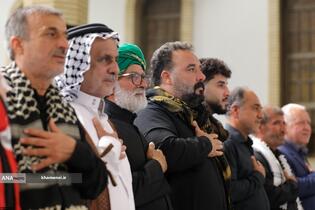 حضور و سخنرانی در مراسم عزاداری شهادت امام رضا علیه‌السلام