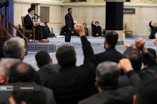 حضور و سخنرانی در مراسم عزاداری شهادت امام رضا علیه‌السلام