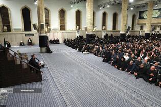 حضور و سخنرانی در مراسم عزاداری شهادت امام رضا علیه‌السلام