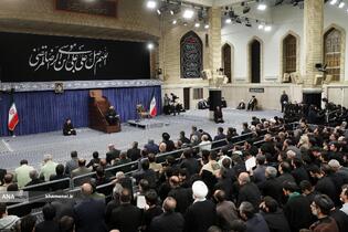 حضور و سخنرانی در مراسم عزاداری شهادت امام رضا علیه‌السلام