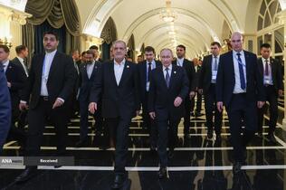 دیدار مسعود پزشکیان با پوتین رییس جمهور روسیه در حاشیه نشست سران سازمان همکاری شانگهای