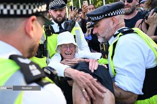 دستگیری طرفداران فلسطین در لندن