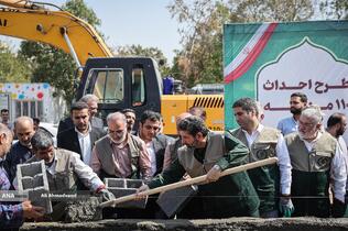 محمدصادق معتمدیان استاندار تهران و  سردار حسن حسن‌زاده فرمانده سپاه تهران