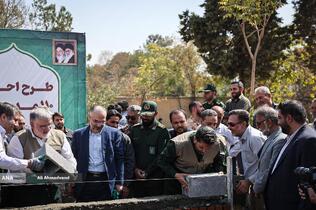 محمدصادق معتمدیان استاندار تهران و  سردار حسن حسن‌زاده فرمانده سپاه تهران