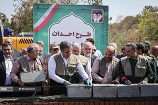 محمدصادق معتمدیان استاندار تهران و  سردار حسن حسن‌زاده فرمانده سپاه تهران