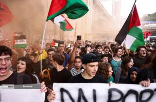 اعتراضات سراسری مردم ایتالیا در حمایت از فلسطین