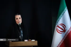 فریبا کوثری بازیگر سینما و تلویزیون در مراسم یادبود رضا رویگری