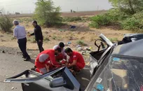 تصادف زنجیره‌ای در محور شوش _ اندیمشک با ٧ مصدوم و ۲ جان‌باخته