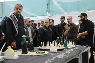 دکتر رنجبر از گذرگاه مرزی شلمچه و روند خدمت‌رسانی در موکب دانشگاه آزاد اسلامی بازدید کرد