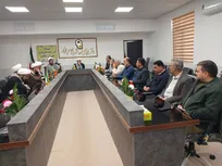 دیدار اساتید دانشگاه آزاد واحد انار با مسئولان حوزه علمیه شهرستان انار