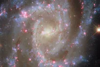 از مرگ ستاره‌ها تا شکوفه‌های نور؛ اسرار کهکشان NGC ۲۸۳۵ در تصویر جدید هابل