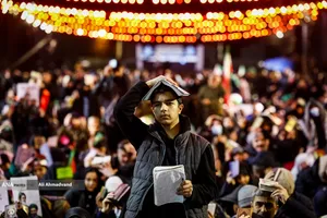 احیای شب بیست و سوم رمضان - میدان انقلاب