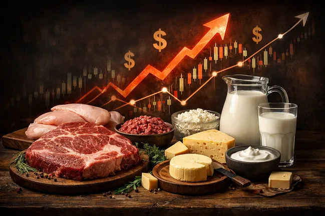 چرا گوشت و لبنیات گران شد؟