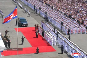 راه اندازی کشتی جنگی کره شمالی