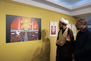 افتتاح نمایشگاه تصویرسازی &laquo;با هم برای ایران&raquo;