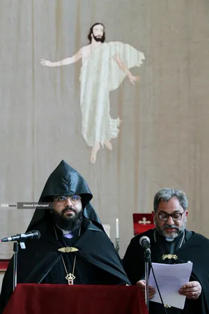 مراسم چهلم شهادت حضرت آیت الله امام سید علی خامنه&zwnj;ای در کلیسای سرکیس مقدس