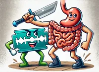 دستگاه گوارش شما تیغ اصلاح‌تان را در خود حل می‌کند!