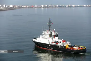 ورود شناور نیروی دریایی روسیه به رزمایش مرکب امداد و نجات دریای خزر ۲۰۲۵